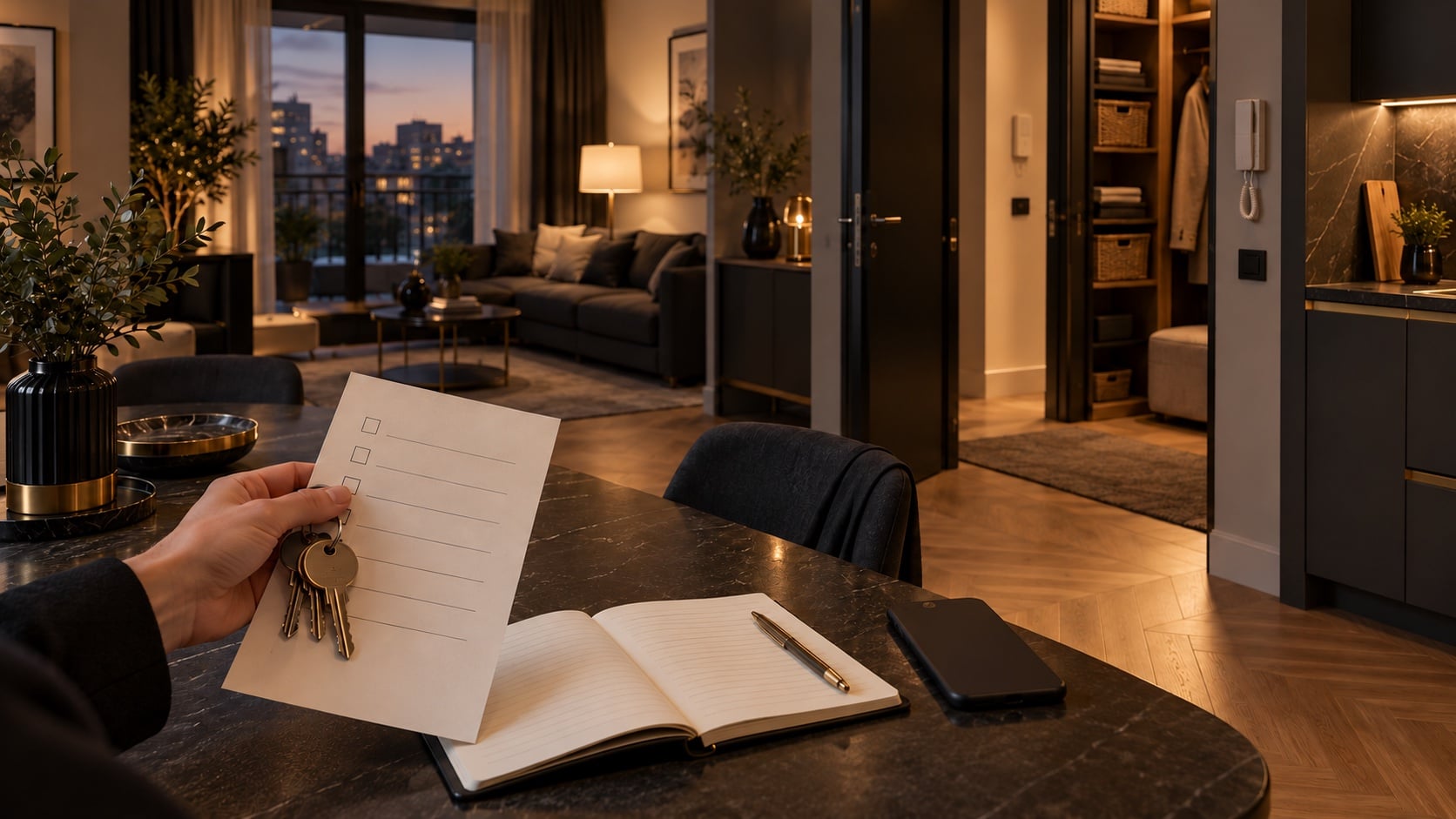 Vizionarea apartamentului: checklist pentru proprietar