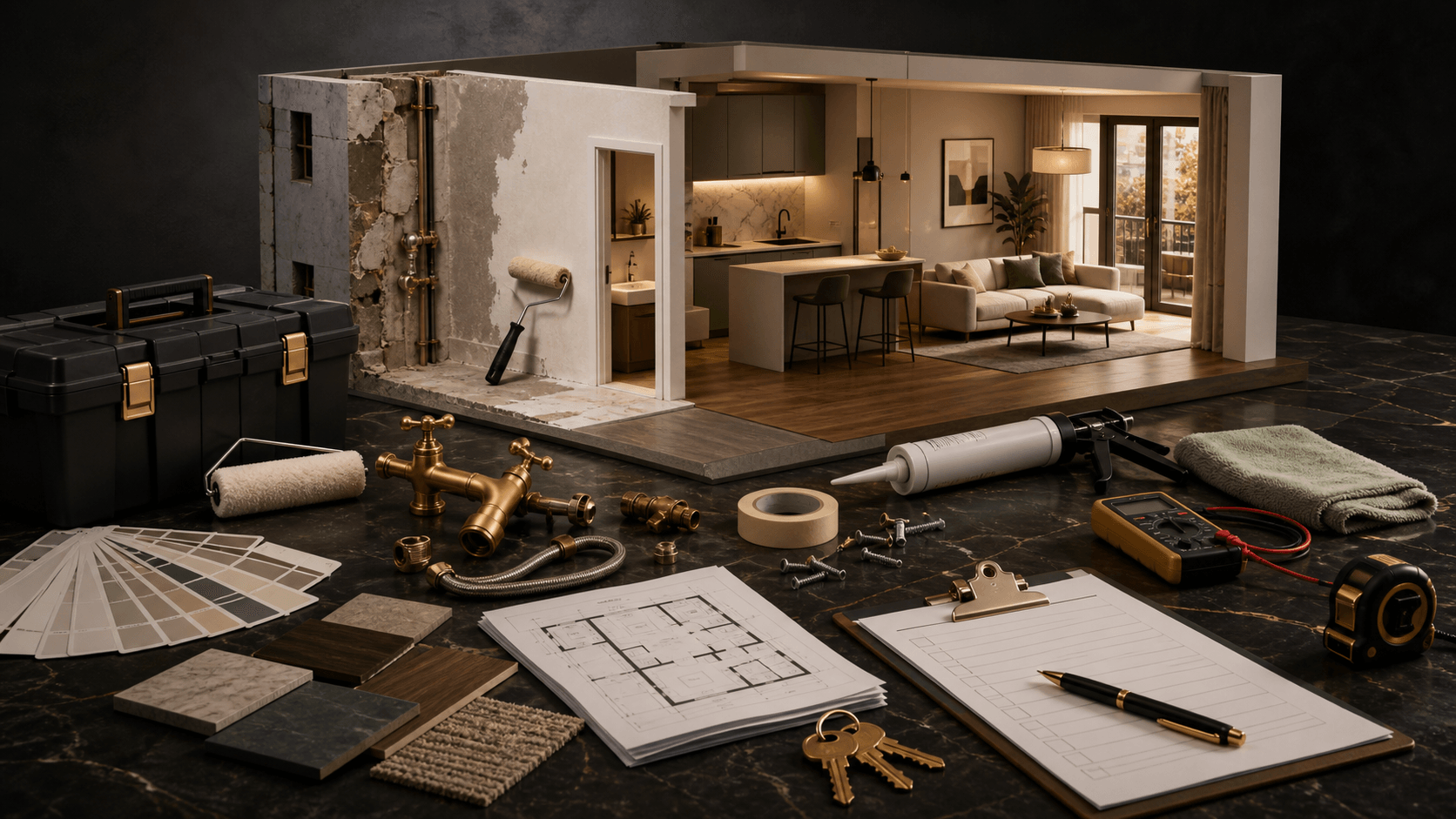 Ce repari între doi chiriași? Checklist de renovare fără risipă